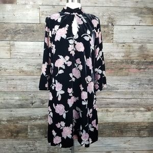 Nanette Velvet Black Long Sleeve Dress 14